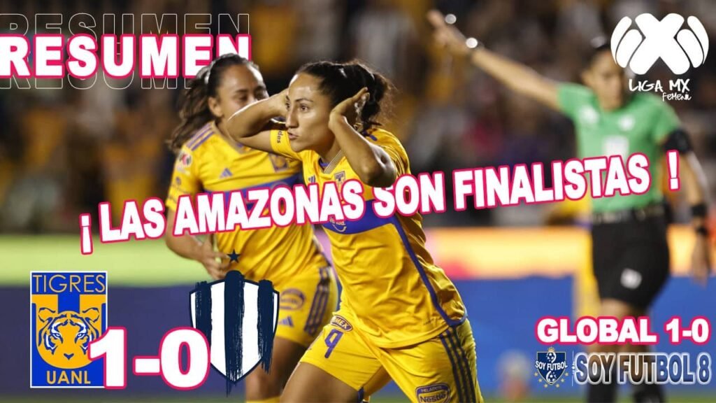 Resumen y Gol Tigres 1-0 Rayadas Liga MX Femenil