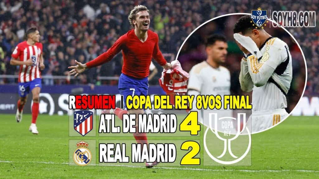 Atlético de Madrid vs Real Madrid 4-2
