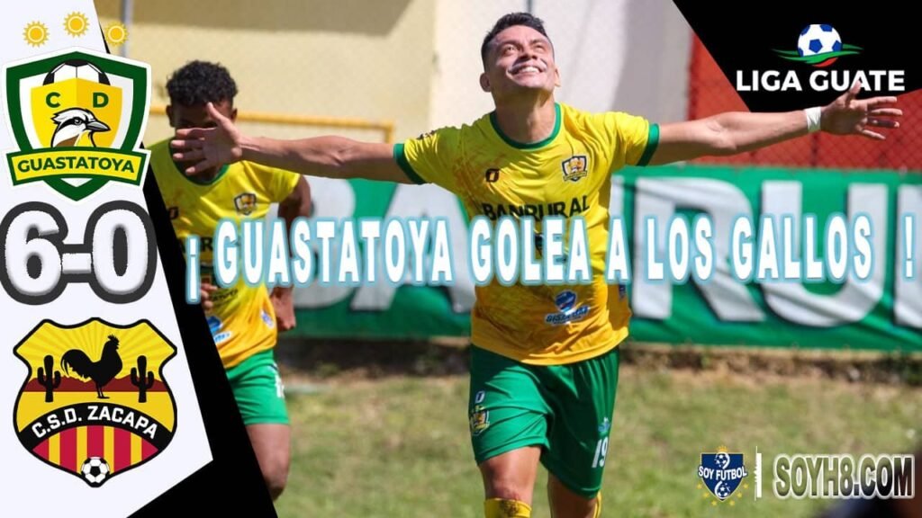 Resumen y Goles Guastatoya vs Zacapa 6-0