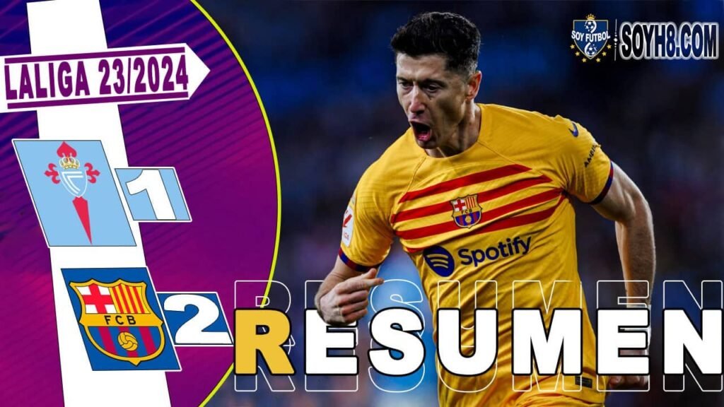 Resumen y Goles Celta de Vigo vs Barcelona 1-2