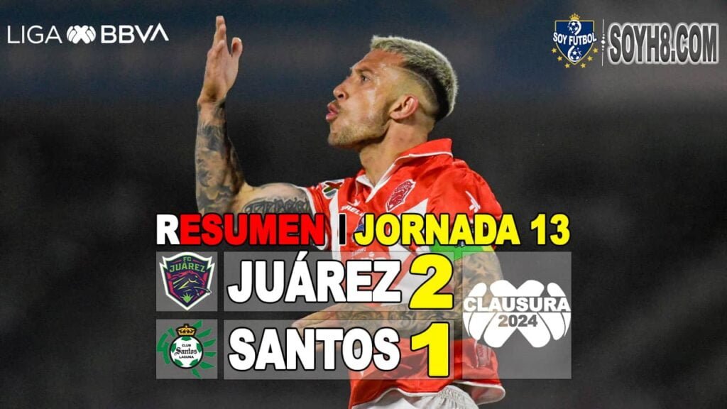 Resumen y Goles Juárez vs Santos Laguna 2-1