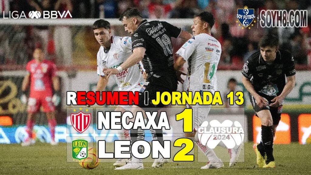 Resumen y Goles Necaxa vs León 1-2