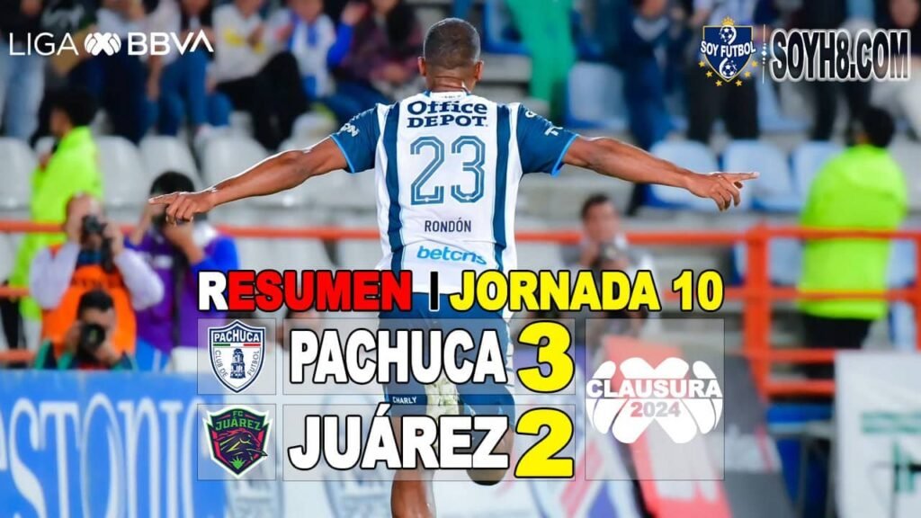 Resumen y Goles Pachuca vs Juárez 3-2