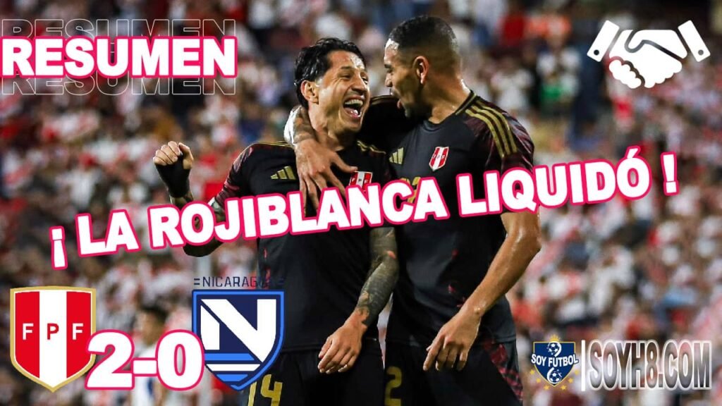 Resumen y Goles Perú vs Nicaragua 2-0