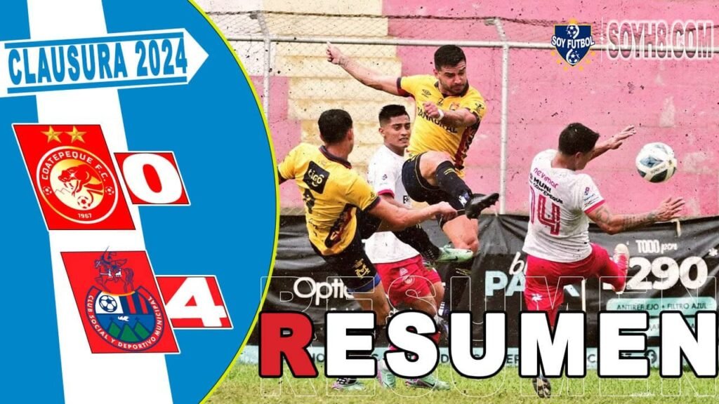 Resumen y Goles Coatepeque FC vs Municipal 0-4
