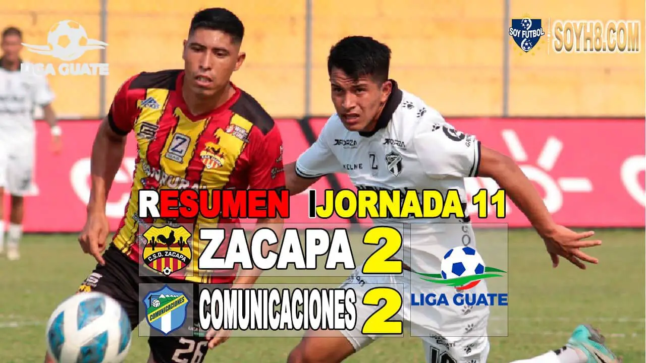 Vídeo Resumen Y Goles Zacapa Vs Comunicaciones 2 2 Jornada 11 Liga Nacional De Guatemala 5560