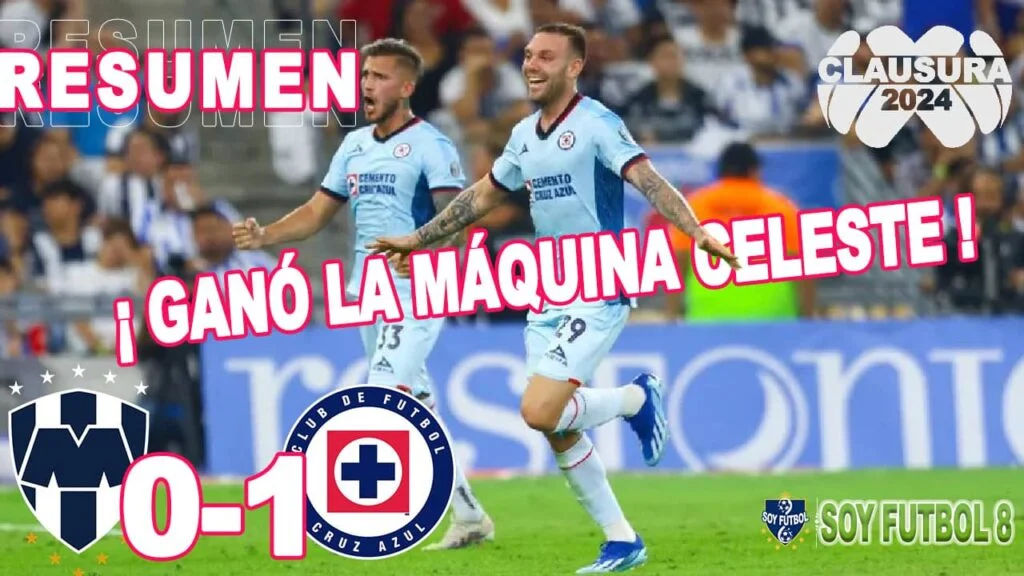 Resumen y Gol Rayados vs Cruz Azul 0-1 Semifinal