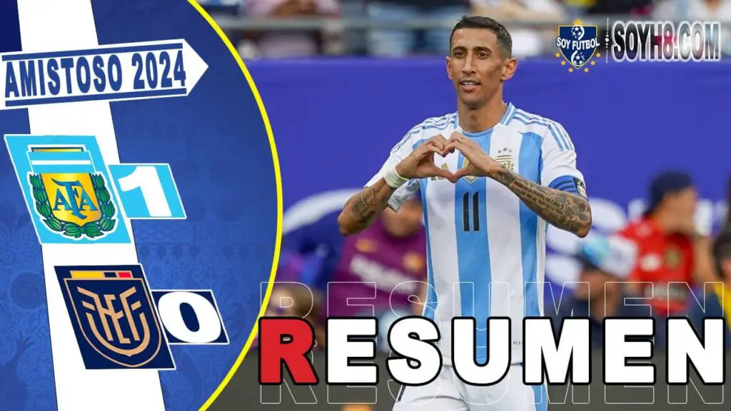 Resumen y Gol Argentina vs Ecuador 1-0 Amistoso